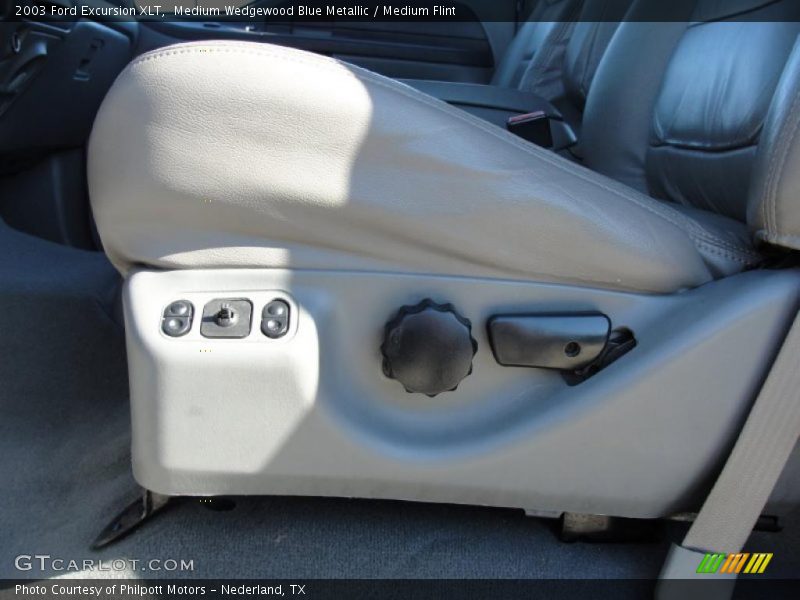 Medium Wedgewood Blue Metallic / Medium Flint 2003 Ford Excursion XLT