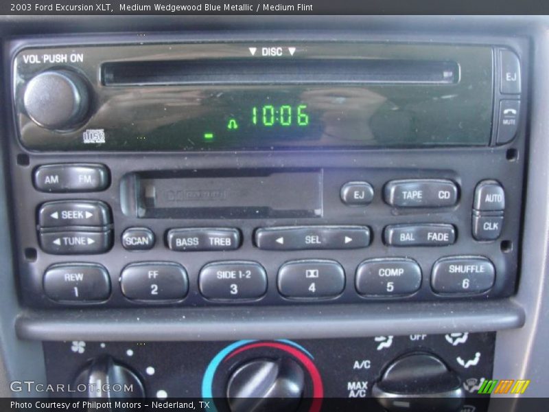 Medium Wedgewood Blue Metallic / Medium Flint 2003 Ford Excursion XLT