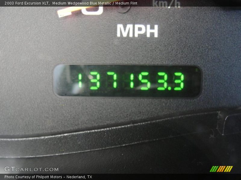 Medium Wedgewood Blue Metallic / Medium Flint 2003 Ford Excursion XLT