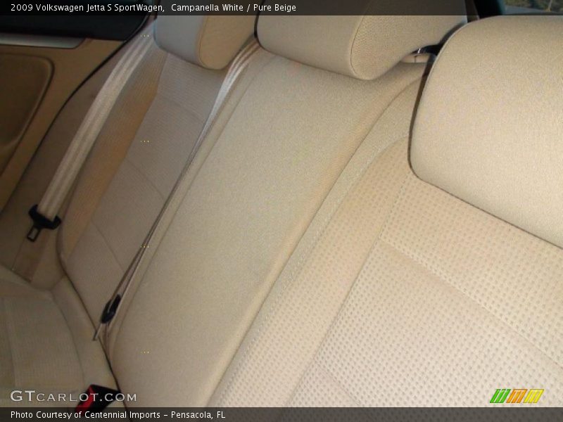 Campanella White / Pure Beige 2009 Volkswagen Jetta S SportWagen
