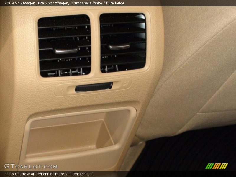 Campanella White / Pure Beige 2009 Volkswagen Jetta S SportWagen
