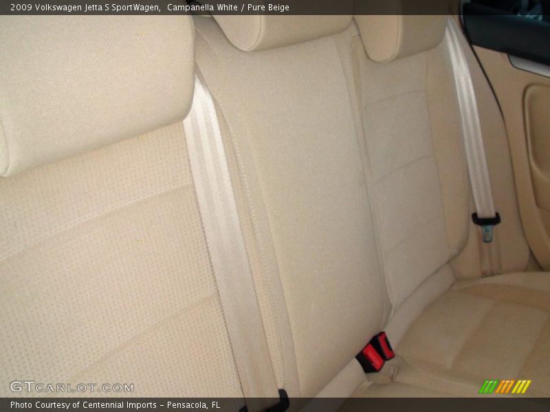Campanella White / Pure Beige 2009 Volkswagen Jetta S SportWagen