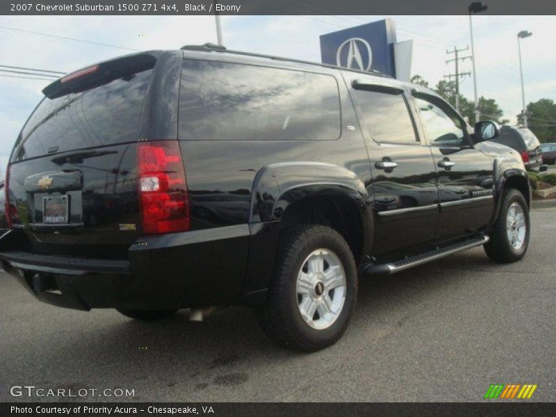 Black / Ebony 2007 Chevrolet Suburban 1500 Z71 4x4