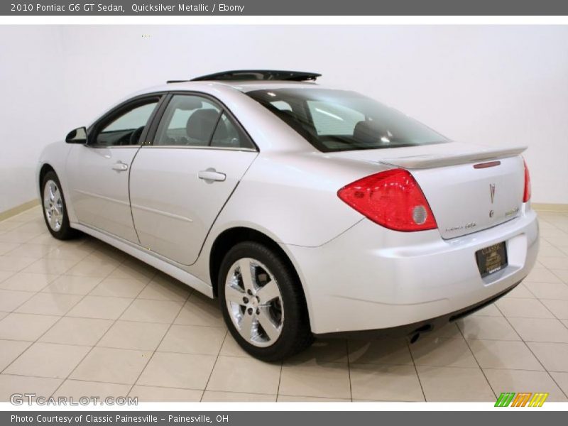 Quicksilver Metallic / Ebony 2010 Pontiac G6 GT Sedan