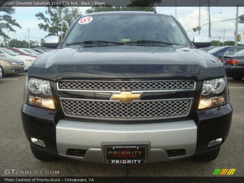 Black / Ebony 2007 Chevrolet Suburban 1500 Z71 4x4