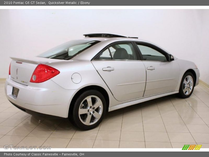 Quicksilver Metallic / Ebony 2010 Pontiac G6 GT Sedan