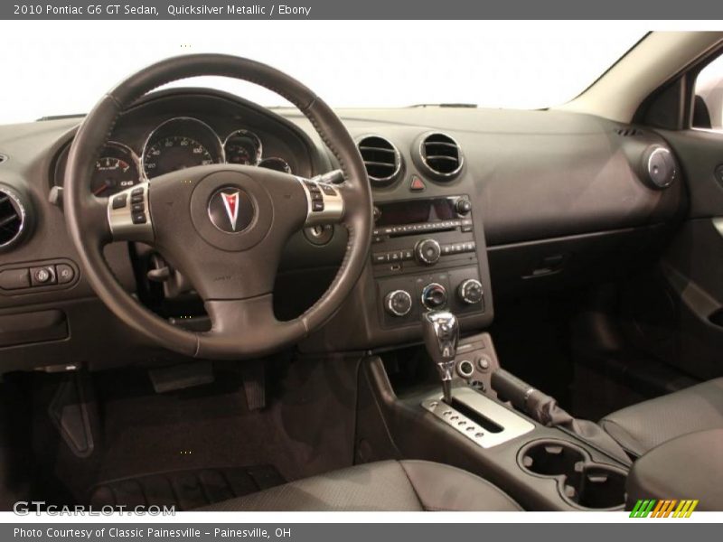 Quicksilver Metallic / Ebony 2010 Pontiac G6 GT Sedan