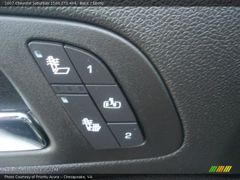 Black / Ebony 2007 Chevrolet Suburban 1500 Z71 4x4