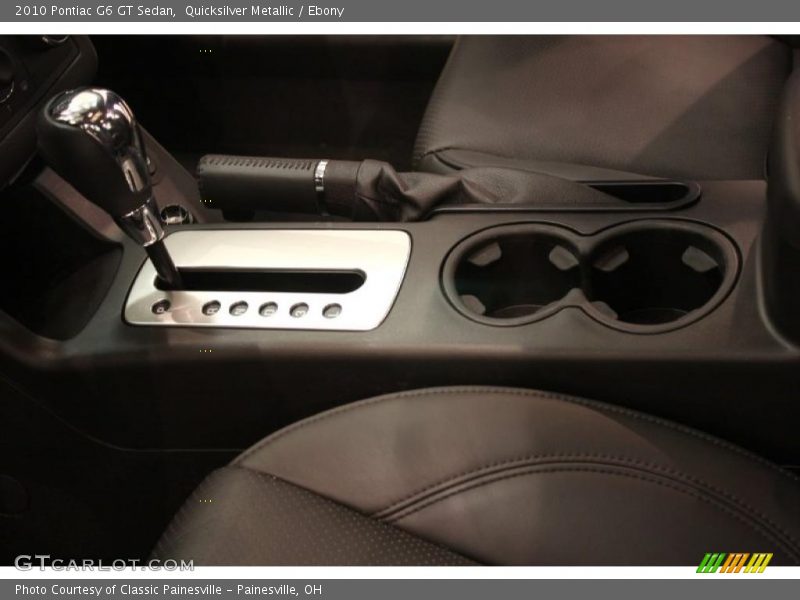 Quicksilver Metallic / Ebony 2010 Pontiac G6 GT Sedan