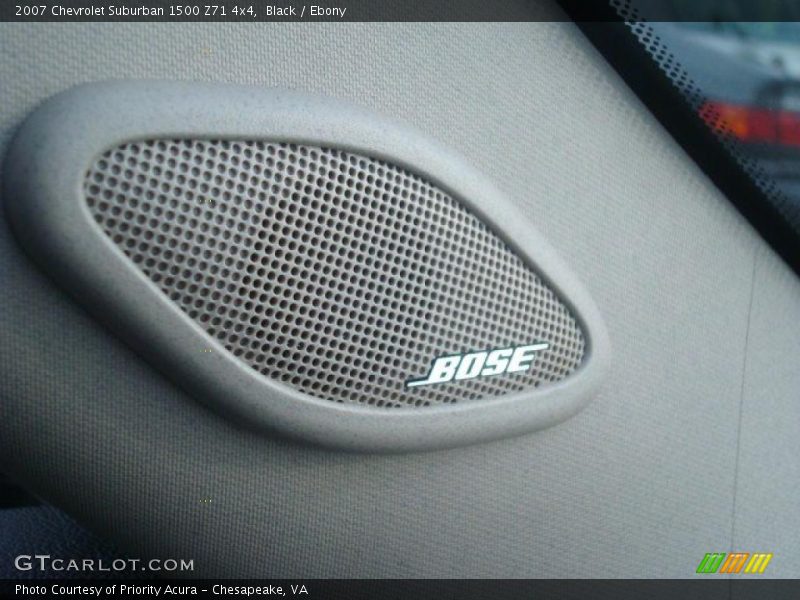 Black / Ebony 2007 Chevrolet Suburban 1500 Z71 4x4