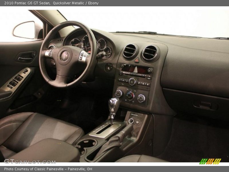 Quicksilver Metallic / Ebony 2010 Pontiac G6 GT Sedan