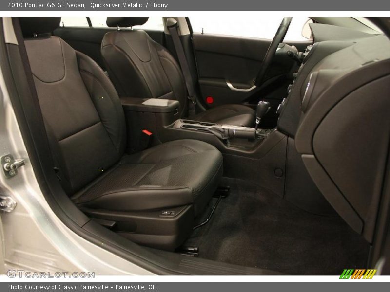 Quicksilver Metallic / Ebony 2010 Pontiac G6 GT Sedan
