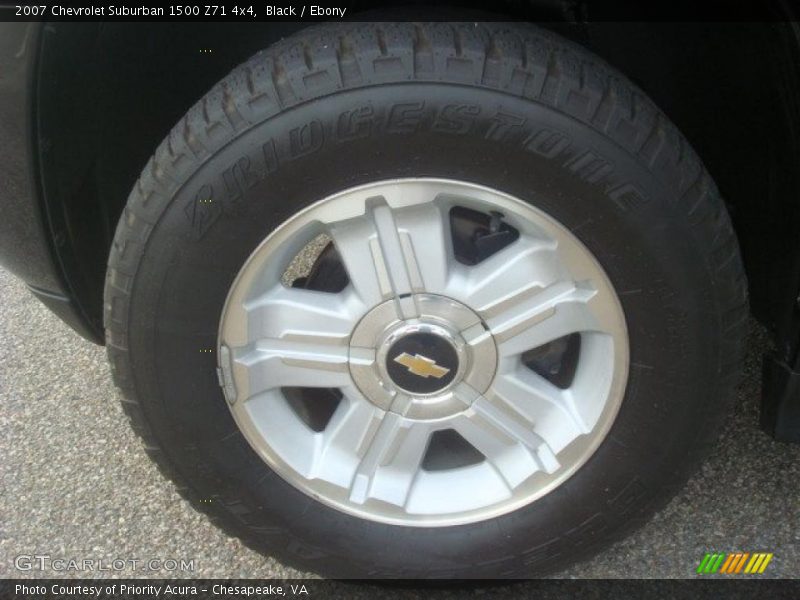 Black / Ebony 2007 Chevrolet Suburban 1500 Z71 4x4