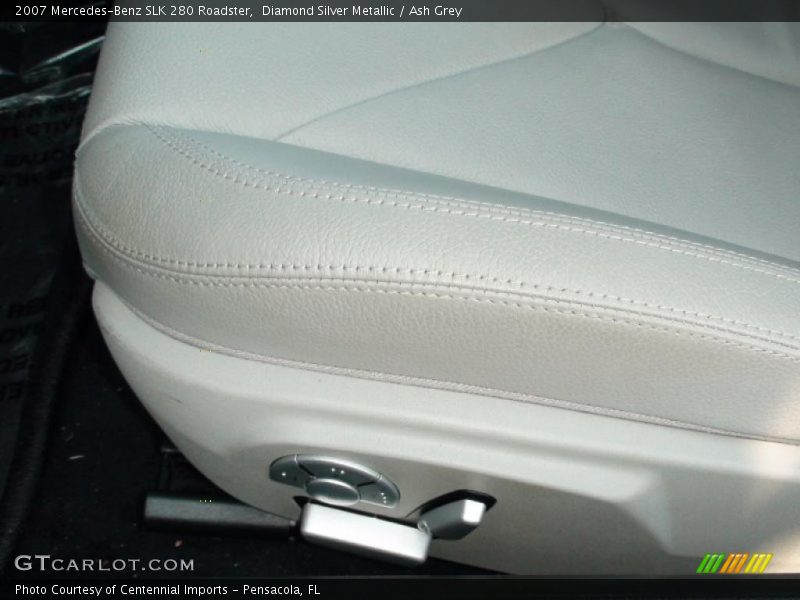 Diamond Silver Metallic / Ash Grey 2007 Mercedes-Benz SLK 280 Roadster