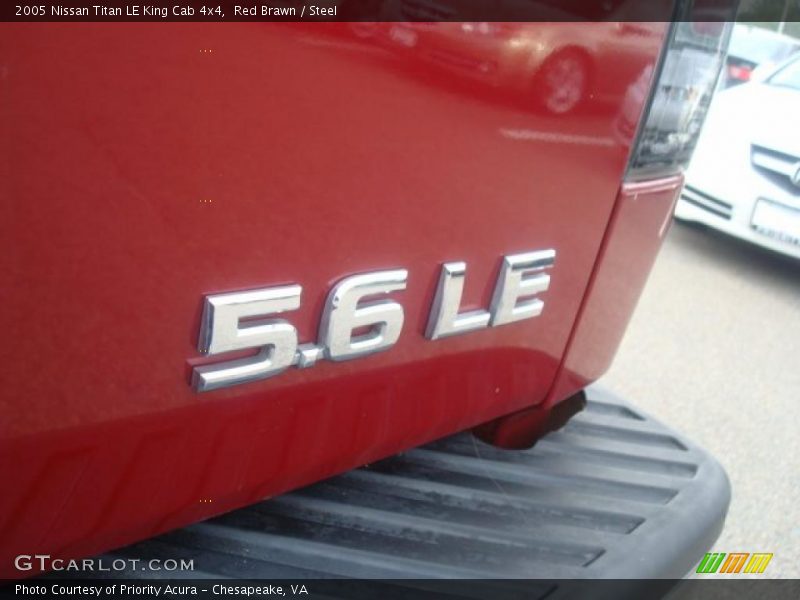 Red Brawn / Steel 2005 Nissan Titan LE King Cab 4x4
