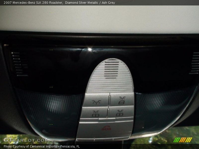 Diamond Silver Metallic / Ash Grey 2007 Mercedes-Benz SLK 280 Roadster