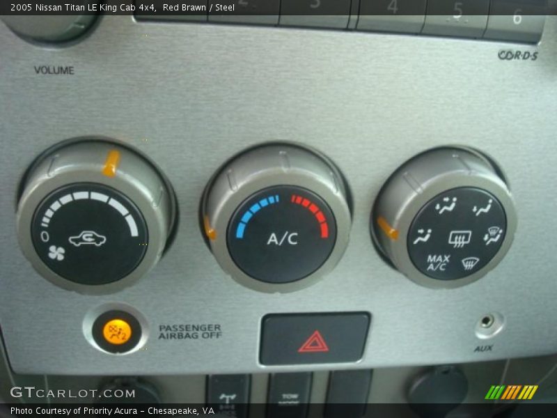 Red Brawn / Steel 2005 Nissan Titan LE King Cab 4x4