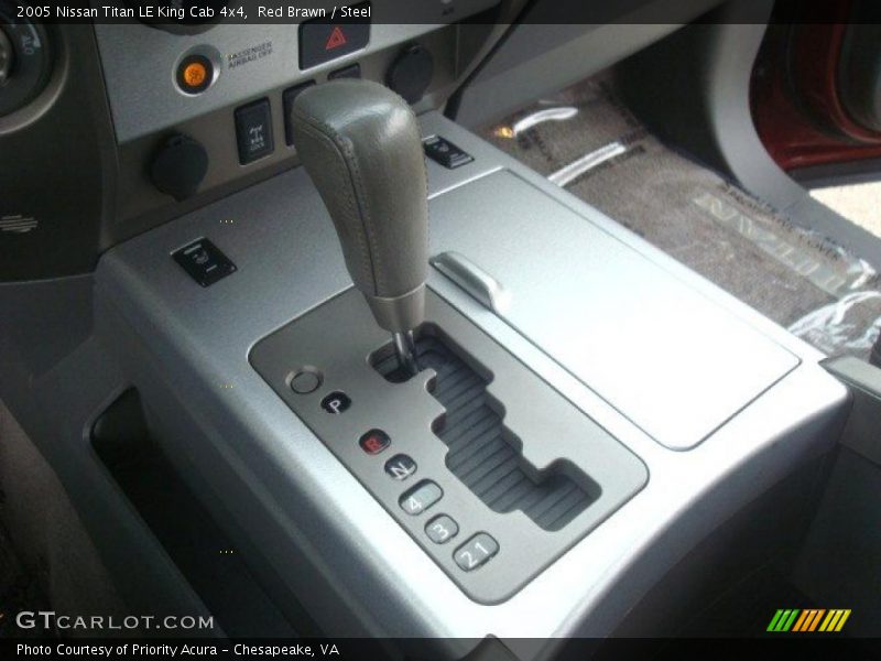 Red Brawn / Steel 2005 Nissan Titan LE King Cab 4x4