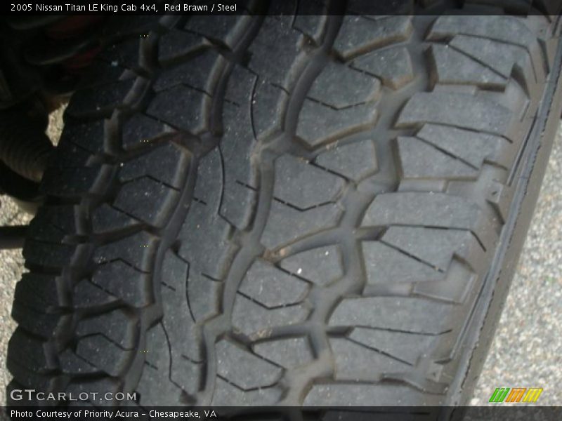 Red Brawn / Steel 2005 Nissan Titan LE King Cab 4x4