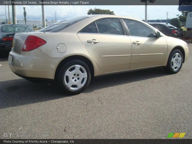 Sedona Beige Metallic / Light Taupe 2007 Pontiac G6 Sedan