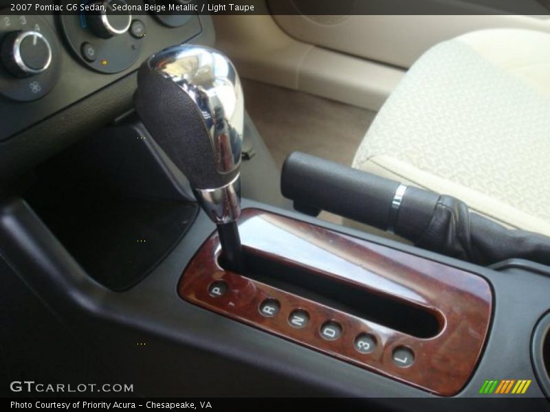 Sedona Beige Metallic / Light Taupe 2007 Pontiac G6 Sedan