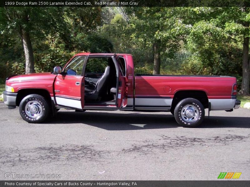 Red Metallic / Mist Gray 1999 Dodge Ram 2500 Laramie Extended Cab