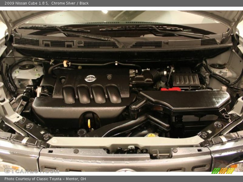 Chrome Silver / Black 2009 Nissan Cube 1.8 S
