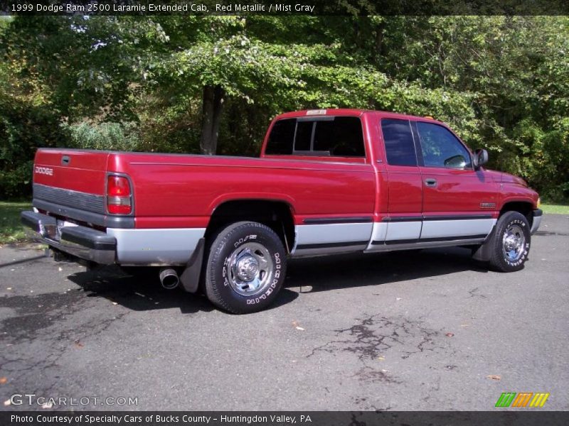 Red Metallic / Mist Gray 1999 Dodge Ram 2500 Laramie Extended Cab