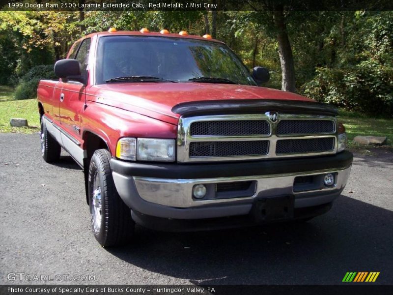 Red Metallic / Mist Gray 1999 Dodge Ram 2500 Laramie Extended Cab