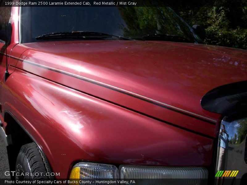 Red Metallic / Mist Gray 1999 Dodge Ram 2500 Laramie Extended Cab
