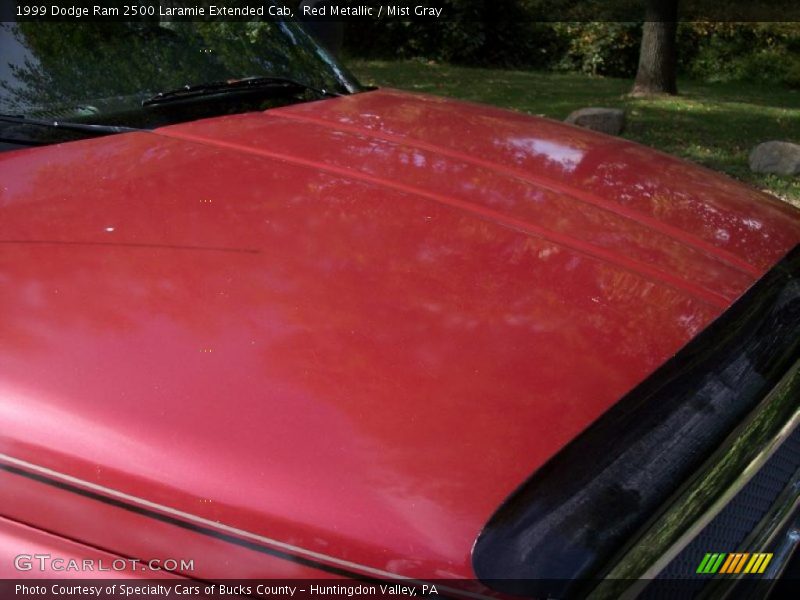 Red Metallic / Mist Gray 1999 Dodge Ram 2500 Laramie Extended Cab