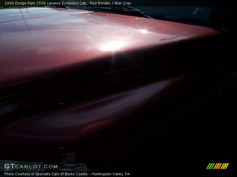 Red Metallic / Mist Gray 1999 Dodge Ram 2500 Laramie Extended Cab