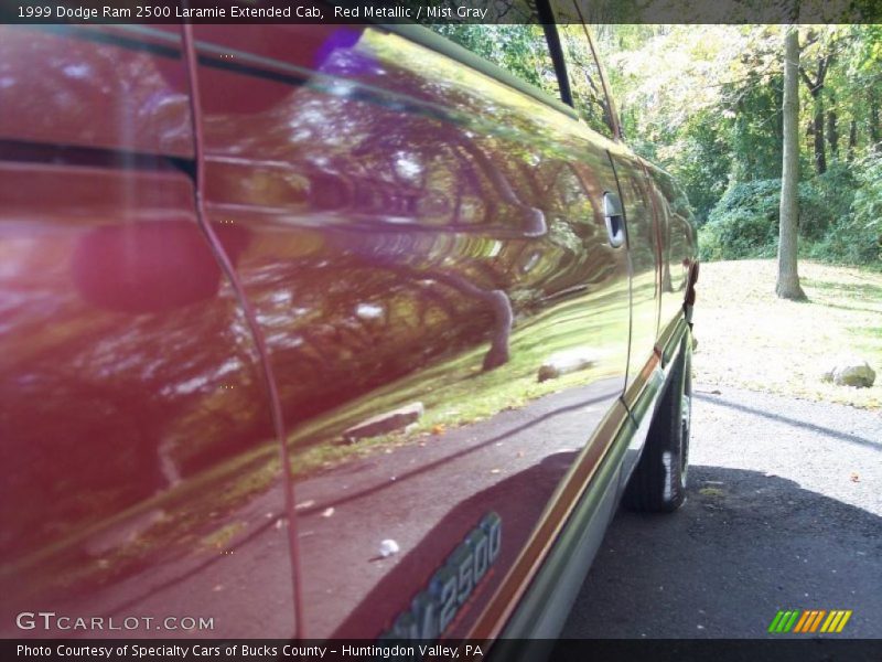 Red Metallic / Mist Gray 1999 Dodge Ram 2500 Laramie Extended Cab
