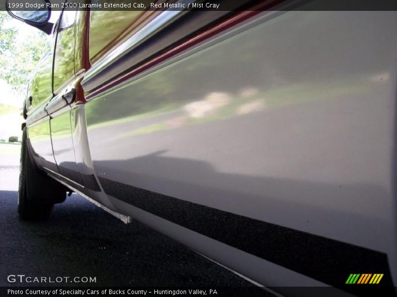 Red Metallic / Mist Gray 1999 Dodge Ram 2500 Laramie Extended Cab