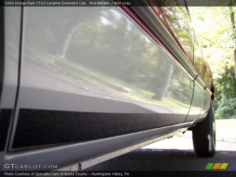 Red Metallic / Mist Gray 1999 Dodge Ram 2500 Laramie Extended Cab