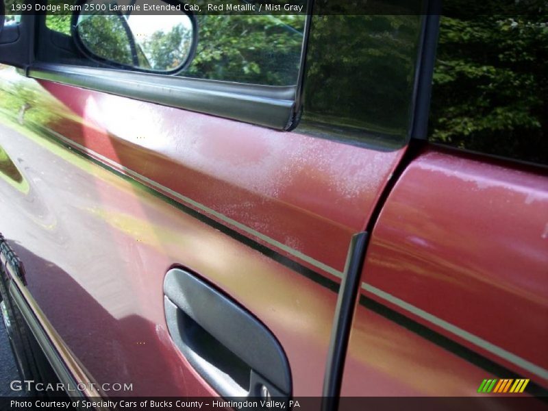 Red Metallic / Mist Gray 1999 Dodge Ram 2500 Laramie Extended Cab