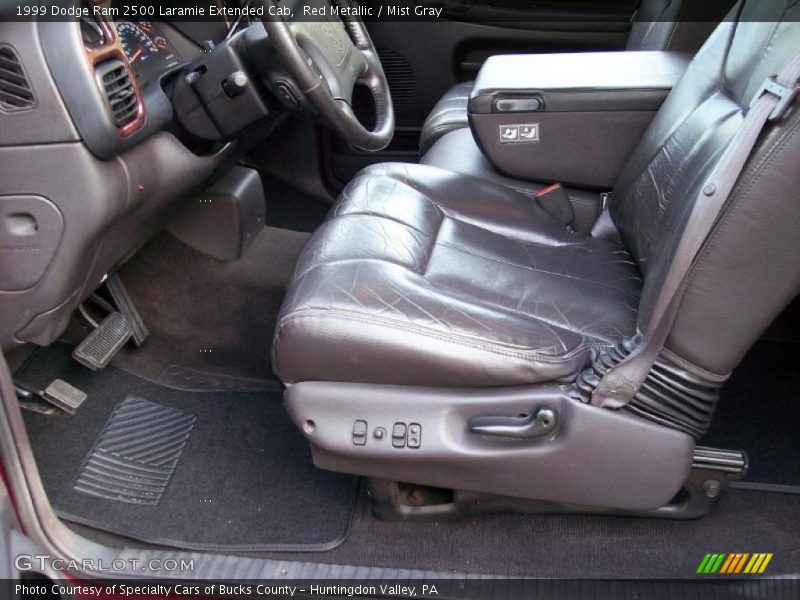 Red Metallic / Mist Gray 1999 Dodge Ram 2500 Laramie Extended Cab