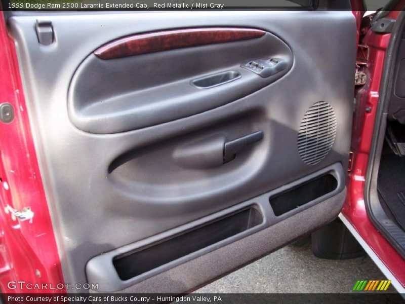 Red Metallic / Mist Gray 1999 Dodge Ram 2500 Laramie Extended Cab