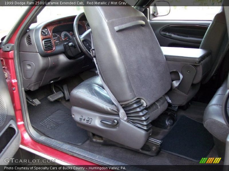 Red Metallic / Mist Gray 1999 Dodge Ram 2500 Laramie Extended Cab