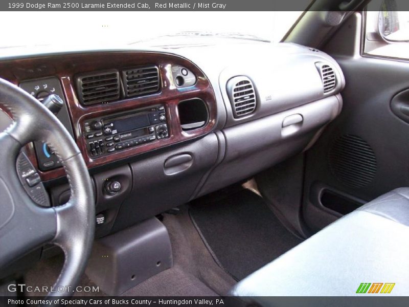 Red Metallic / Mist Gray 1999 Dodge Ram 2500 Laramie Extended Cab