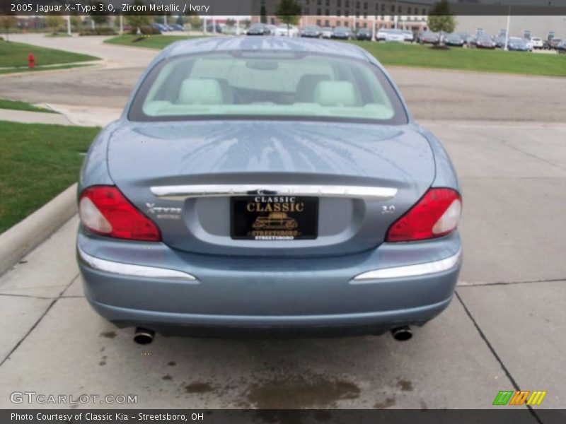 Zircon Metallic / Ivory 2005 Jaguar X-Type 3.0
