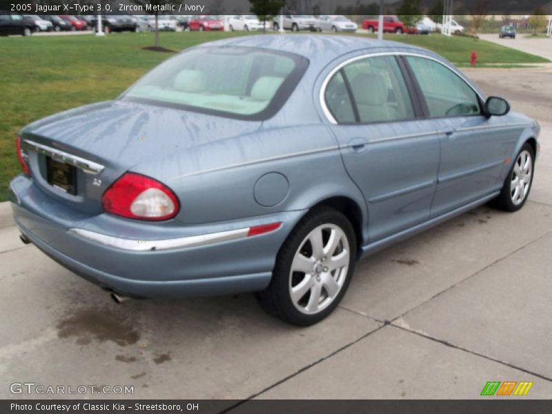 Zircon Metallic / Ivory 2005 Jaguar X-Type 3.0