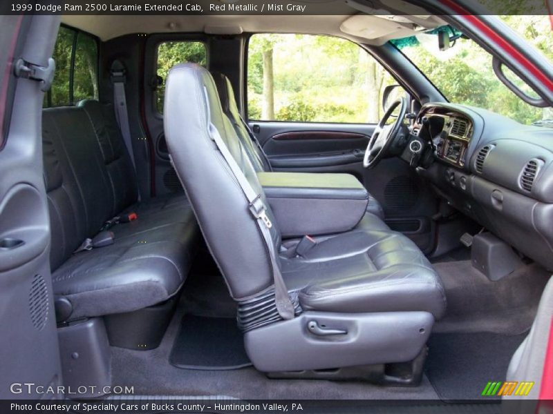 Red Metallic / Mist Gray 1999 Dodge Ram 2500 Laramie Extended Cab