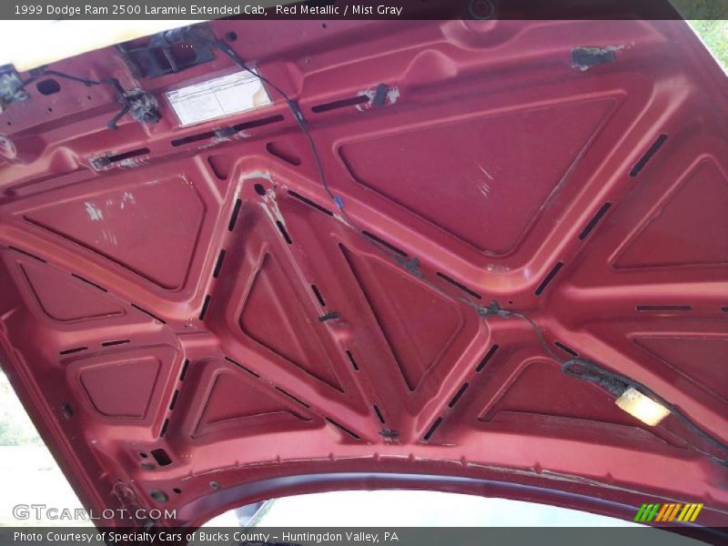 Red Metallic / Mist Gray 1999 Dodge Ram 2500 Laramie Extended Cab