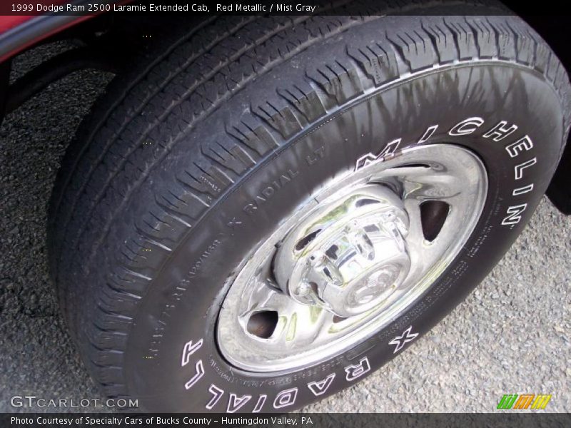 Red Metallic / Mist Gray 1999 Dodge Ram 2500 Laramie Extended Cab