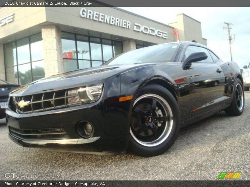 Black / Gray 2010 Chevrolet Camaro LS Coupe