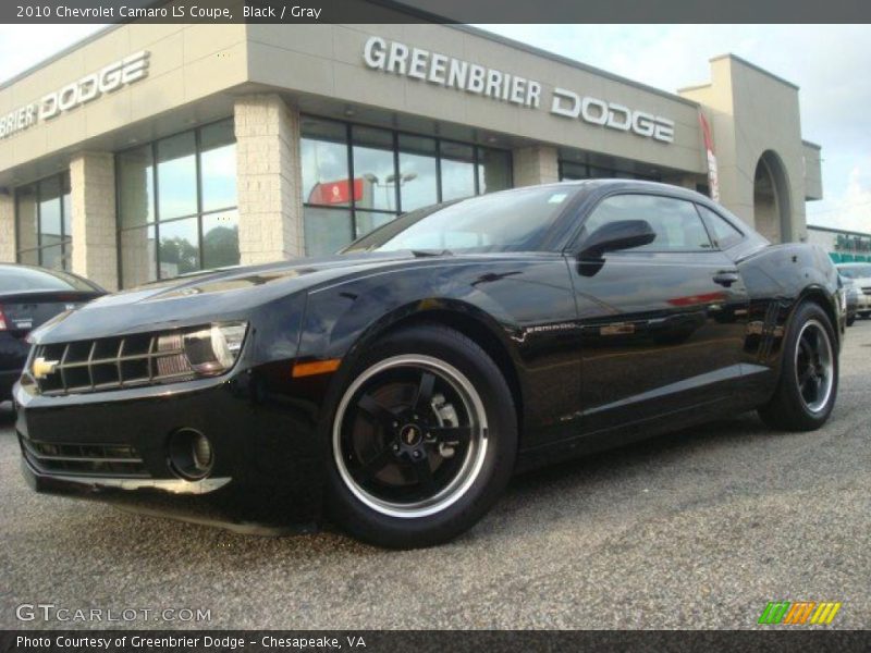 Black / Gray 2010 Chevrolet Camaro LS Coupe