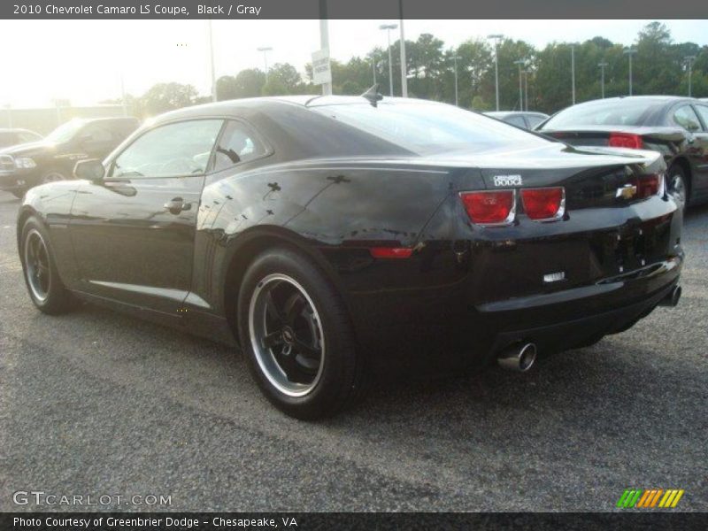 Black / Gray 2010 Chevrolet Camaro LS Coupe