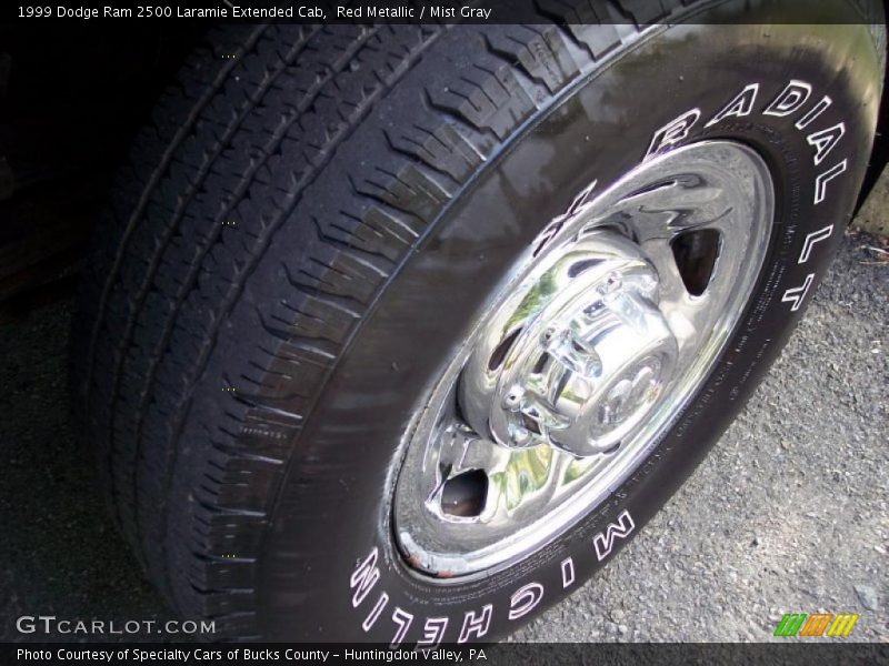 Red Metallic / Mist Gray 1999 Dodge Ram 2500 Laramie Extended Cab