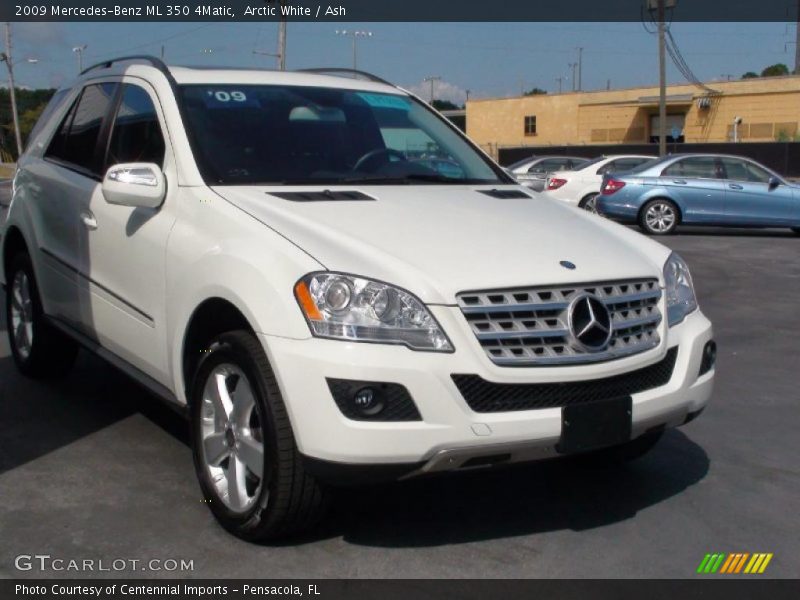 Arctic White / Ash 2009 Mercedes-Benz ML 350 4Matic